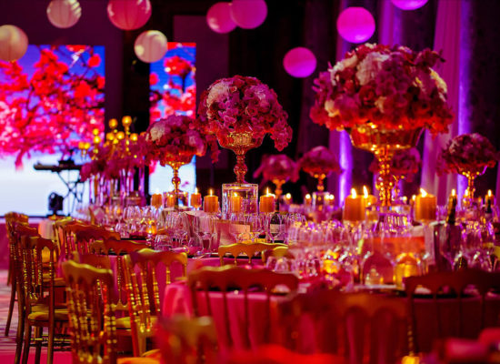 CAMBON EN FUSHIA - événement soirée privée luxe